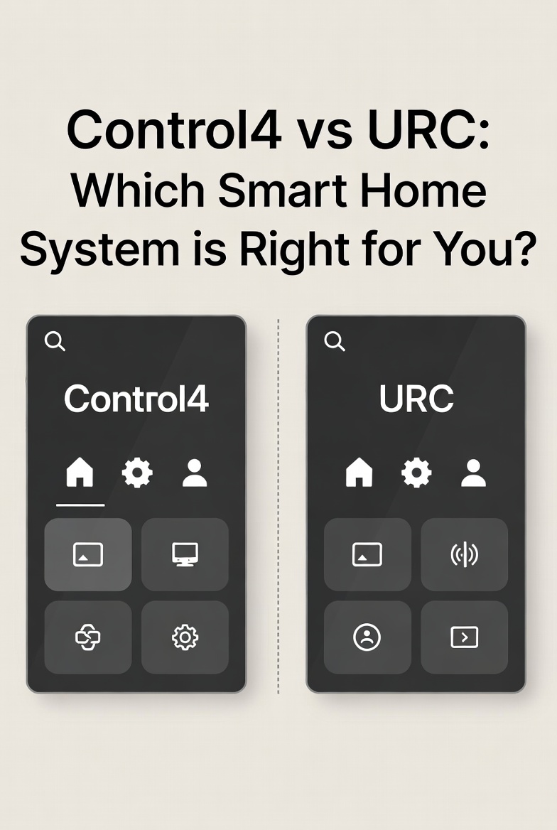 Control4 vs URC Smart Home Systems Comparison